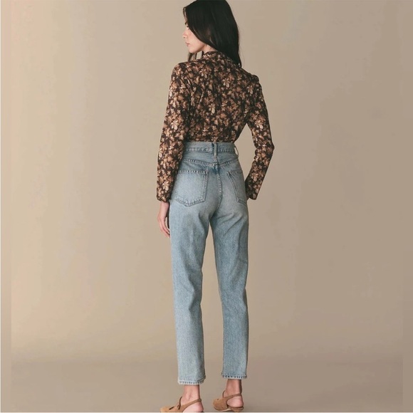 NWT Doen Sheila Button Shirt Top Blouse Fern Grove Floral XS - Picture 3 of 7